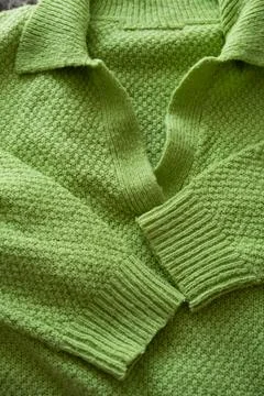 Green sweater. Stock Photos