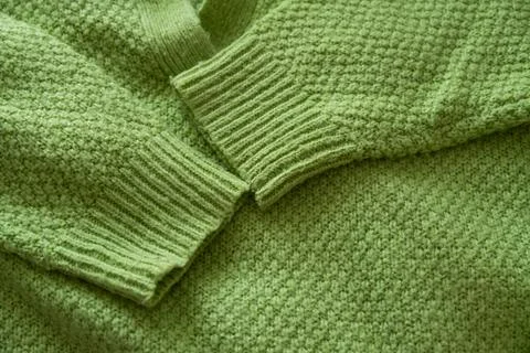 Green sweater. Stock Photos