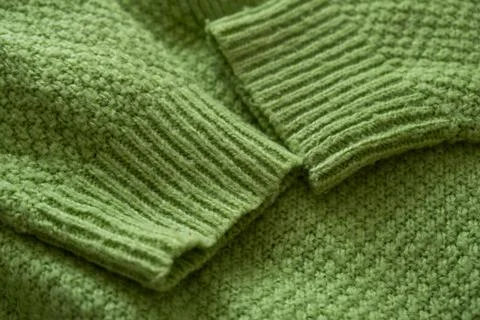 Green sweater. Stock Photos