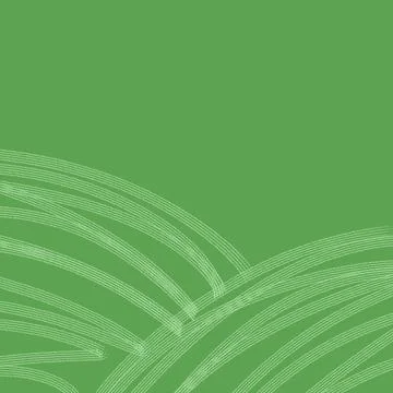 Green Sweeping Line Arcs with Open Copy Space Stock Illustration