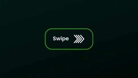 Green Swipe Button Mobile UI Stock Footage 334471300