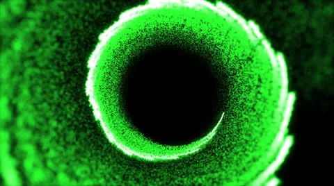 Green Swirl Stock Footage 24707106