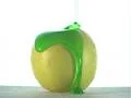 Green Syrup Pouring Over an Apple Video