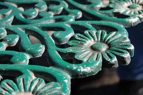 Green Table Close Up Stock Photos