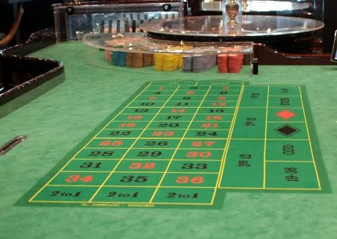 Green table Stock Photos