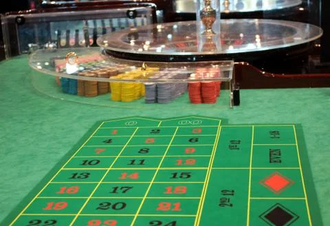 Green table Stock Photos