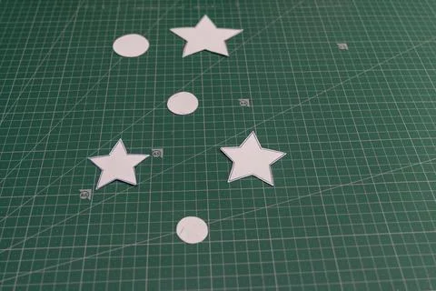 A green table with a star pattern. Graphic resources Stock Photos