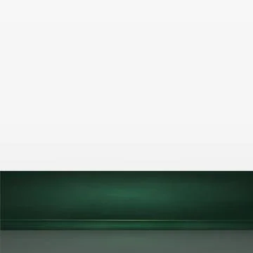 Green table top on white background, promotional web template - Vector 스톡 일러스트