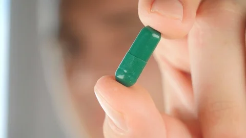 Green Tablet Stock Footage 89968833