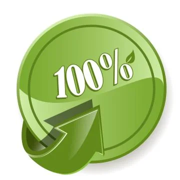 Green tablet Stock Illustration