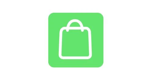 Green Take Away Icon. Vector isolated take away sign Illustrazione stock