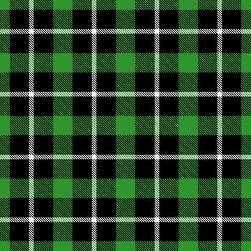 Green tartan vector seamless pattern 스톡 일러스트