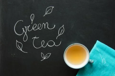Green tea bancha Stock Photos