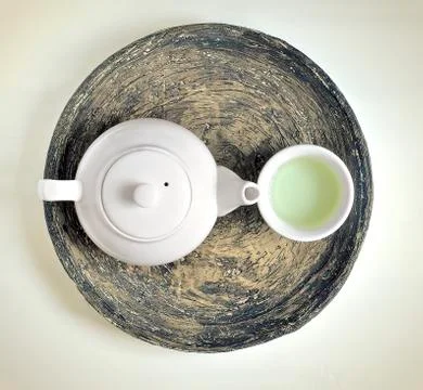 Green tea concept Stock Photos