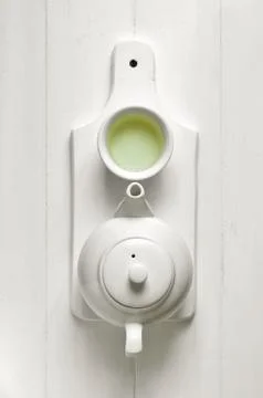 Green tea concept Stock Photos