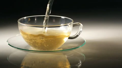 Green tea - detail Vídeo Stock 57723695