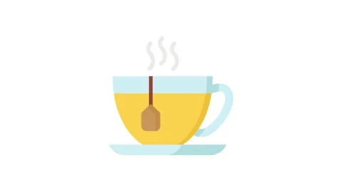Green Tea icon animation for motion graphics. Foods and Drinks Icons Stock Footage 147743320