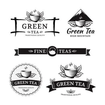 Green tea Illustrazione stock