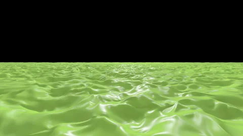 Green Tea Latte Ocean loopable with Alpha Channel 스톡 동영상 132901031