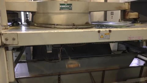 Green Tea Leaves Being Processed in a Steaming Machine Vídeos de archivo 340009799