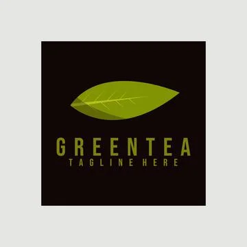 Green tea logo vector illustration design Stock Illustration