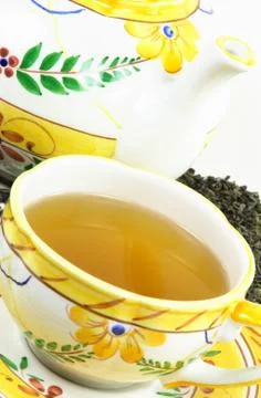 Green tea. Stock Photos