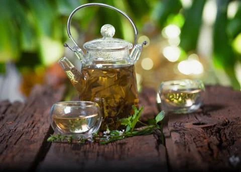 Green tea Stock Photos