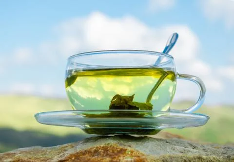 Green tea Stock-Fotos