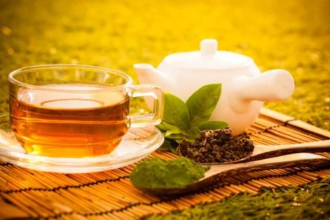 Green tea Stock Photos