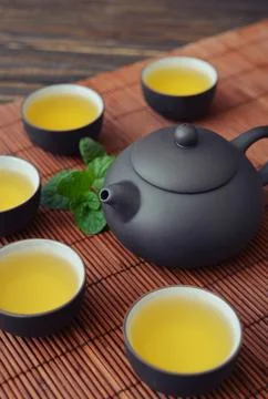 Green tea Foto stock