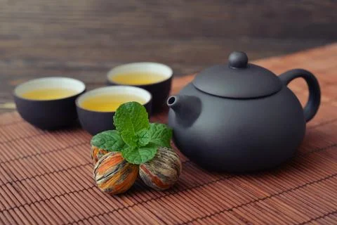 Green tea Stock Photos