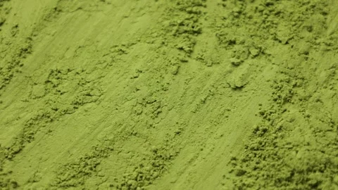 Green tea powder Stock Footage 305425903