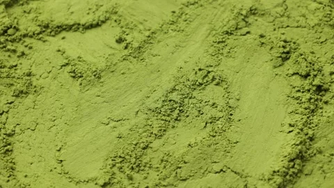 Green tea powder Stock Footage 305425907