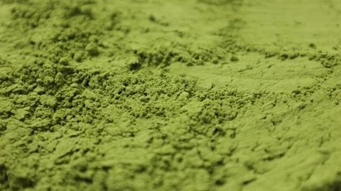 Green tea powder Stock Footage 305425914