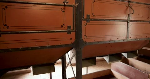 A green tea processing factory in a warehouse with machinery for drying and.. Stock Footage 321404464