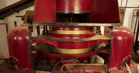 A green tea processing factory in a warehouse with machinery for drying and.. Stock Footage 321737215