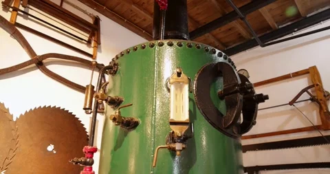 A green tea processing factory in a warehouse with machinery for drying and.. Stock Footage 330416233