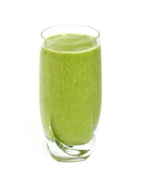 Green tea smoothie 스톡 사진