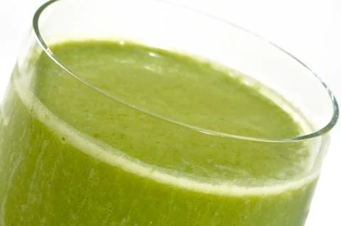 Green tea smoothie 스톡 사진