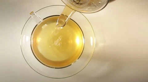 Green tea - top view Stock Footage 57723897