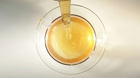 Green tea - top view Vídeo Stock 57723917