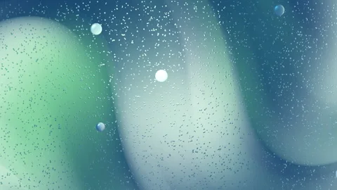 Green Teal Bubble Background Stock Footage 315549925