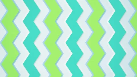 Green teal chevron pattern scrolling downward seamless loop motion Stock Footage 348050182