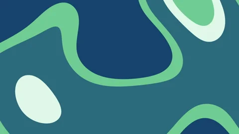 Green Teal Contour Background Video stock 315549849