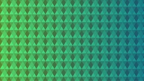 Green Teal Geometric Diamond Gradient Pattern Illustrazione stock