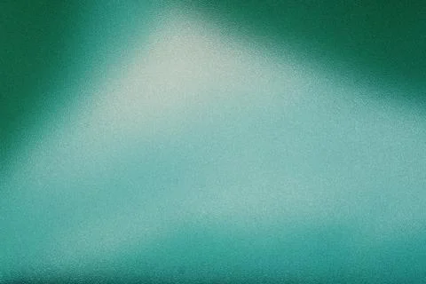 Green teal gradient background with grainy texture Stock Illustration