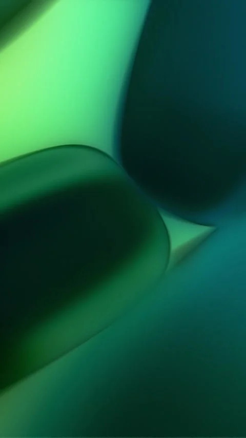 Green Teal Organic Forms Stock Footage 329073187