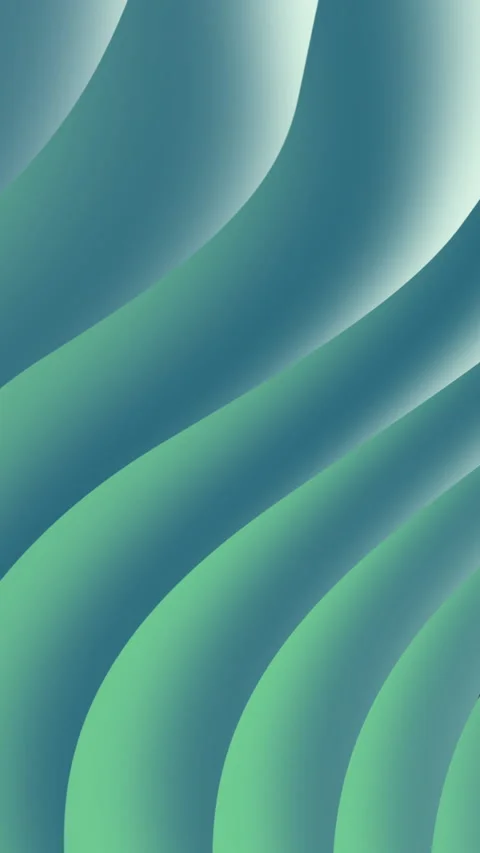 Green Teal Wave Vertical Background Stock Footage 315549934