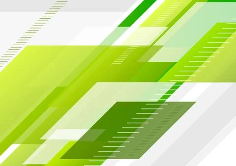 Green tech abstract minimal background Stock Illustration