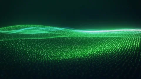 Green Tech Background Stock Footage 296937816